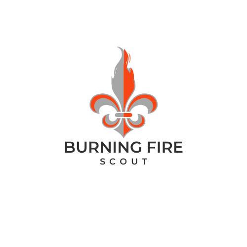 The Burning Fire Scout Group logo